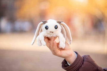 TAMMYFLYFLY Lifelike Moth Plush Toy,Cute Poodle Moth Stuffed Animal, Insect Model Toy, 7 Inches Soft Toy