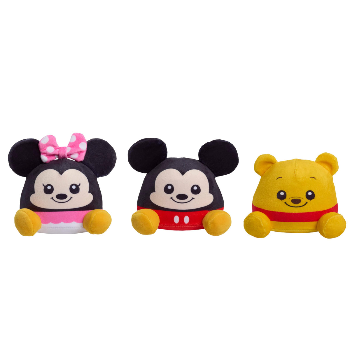 Just Play Disney Classics Minnie Mouse Weighted Small Plush, 5-inch Stuffed Animal, Kids Toys for Ages 3 Up