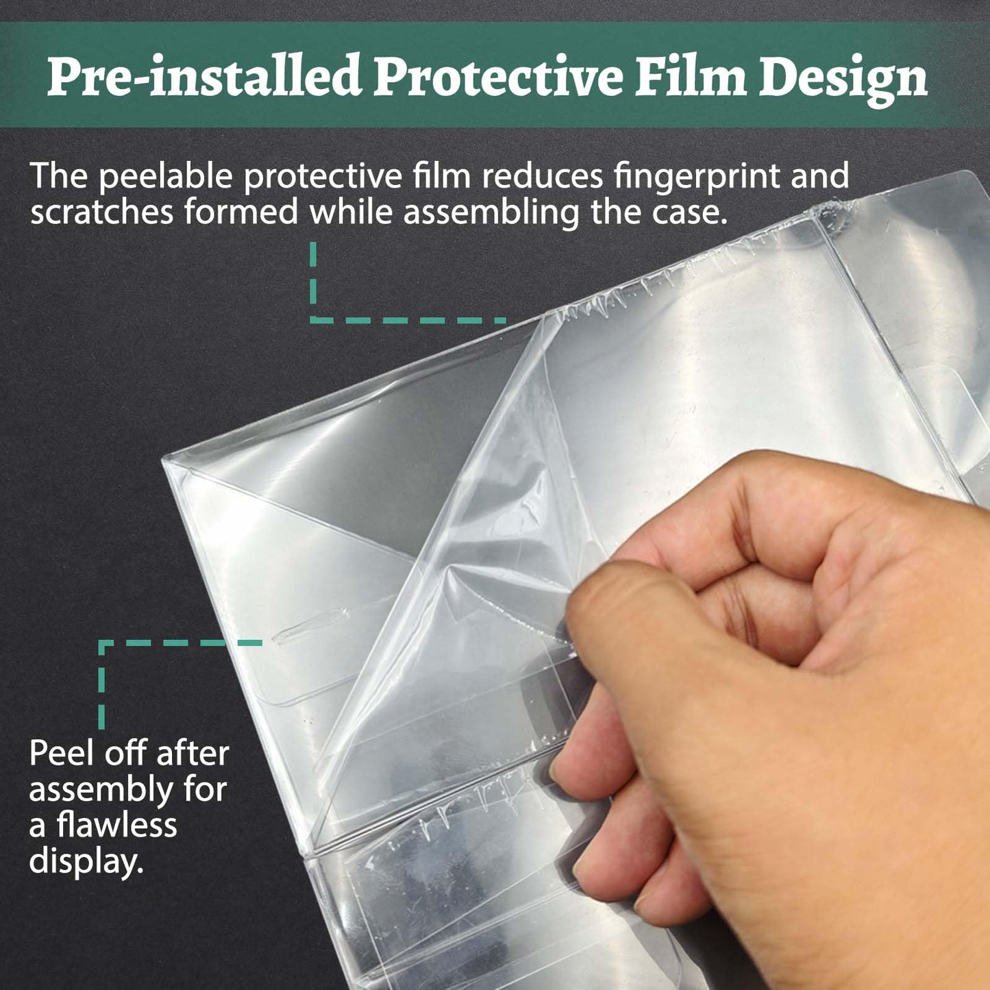 100 Pack Clear Protectors Case Compatible with Funko Pop Protector Case for 4 Inch Figures Collectibles Heavy Duty Crystal Plastic Protector Cases