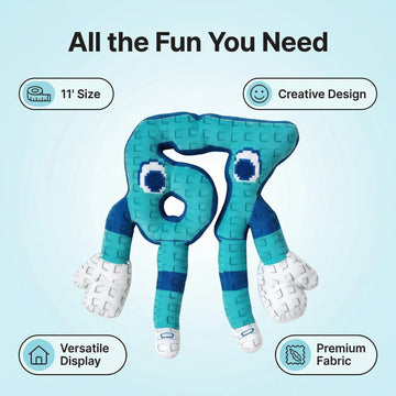 67 Plush Toy, 11" Soft Stuffed Number Character