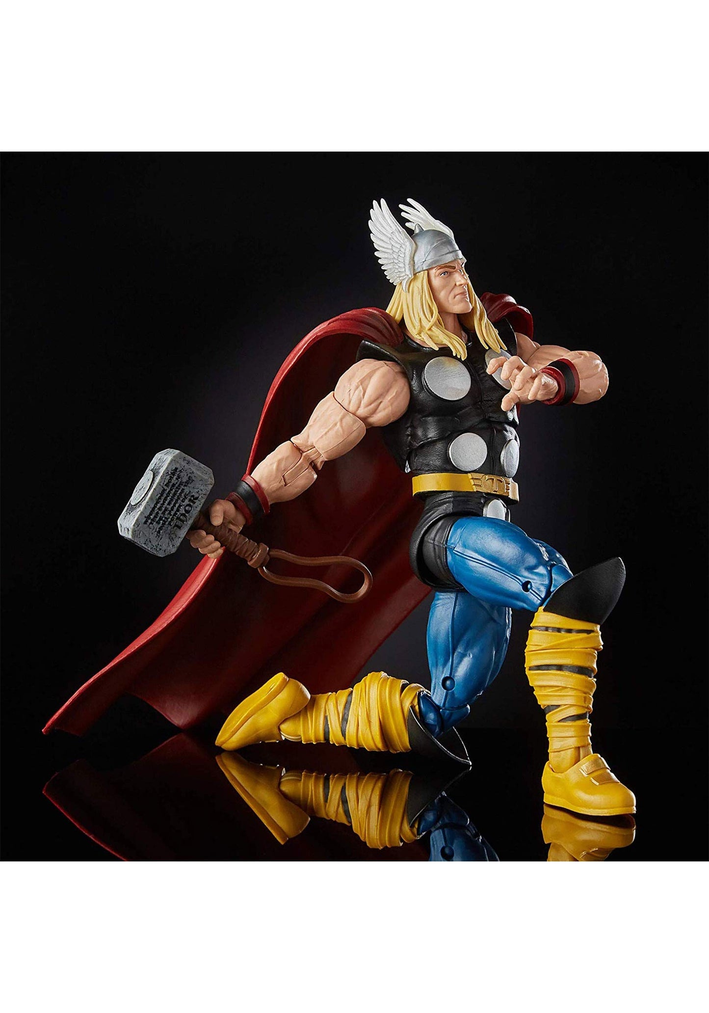 Marvel Comics 80th Anniversary Legends Series 6"-Scale Vintage Comic-Inspired Thor Collectible Action Figure, Brown, Ages 4 and up