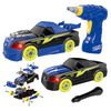 GILOBABY 26 Pieces Take Apart Toys for Boys, Racing Car with Electric Drill, Sounds & Lights, Building Stem Toys for Kids, Gifts for 3 4 5 Year Old