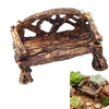 Tiosen Miniature Resin Garden Bench, Fairy Village Dollhouse Accessory, Fairy Garden Furniture Ornaments