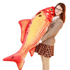 TONGMAN Giant Realistic Fish Plush Pillow - Soft Stuffed Animal Toy, Large Cushion for Home Decor, Unique Gift for Kids & Adults(31.5 inches / 80 cm)