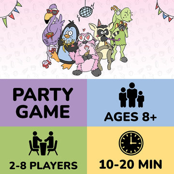 Mish Match | Fast Paced Party Game for 2-8 Players | Ages 8+ | Card Game for Family Night Fun