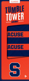 Masterpieces Syracuse Orange Tumble Tower - NCAA Wood Blocks, Syracuse Decor - Ages 6+