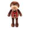 PLUSHIBLE Bridging Miles with Smiles 14" Maryland Testudo Plush Doll - Soft Rag Doll Mascot for College Football Fans, Sports-Themed Plush Figure