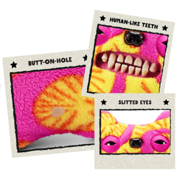ZURU Fugglers Bigg Fuggs - Big Funny Ugly Monster Plush - 17 inches (Old Tooth)