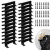TEYOUYI 24PCS Wall Mount for Any Lego Speed Champions Sets Wall Bracket for Lego Speed of Champions with a Base for The Pilot,Wall Mount for Brick