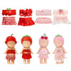 4Pcs Doll Clothes for Sonny Angel, 3 Inch Mini Doll Outfit Set Tops Skirts