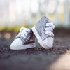 The Queen's Treasures 18 Inch Doll Clothing Shoes, Silver High Top Sneaker, Compatible for Use with American Girl Dolls and Clothes
