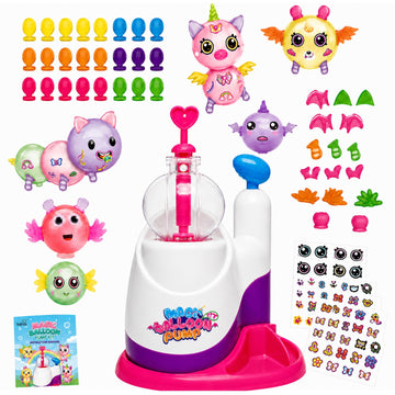 Kiditos Balloon Animals Kit with Pump, Balloon Making Kit for Kids with Stickers & Accessories, DIY Creative Toy Birthday Gift for Boys & Girls Ages