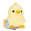 Cheerful Chick Microwavable Easter Stuffed Animal, Weighted Heatable and Coolable Lavender Scented Plush for Kids and Adults, 1.5 lb, Warm Pals