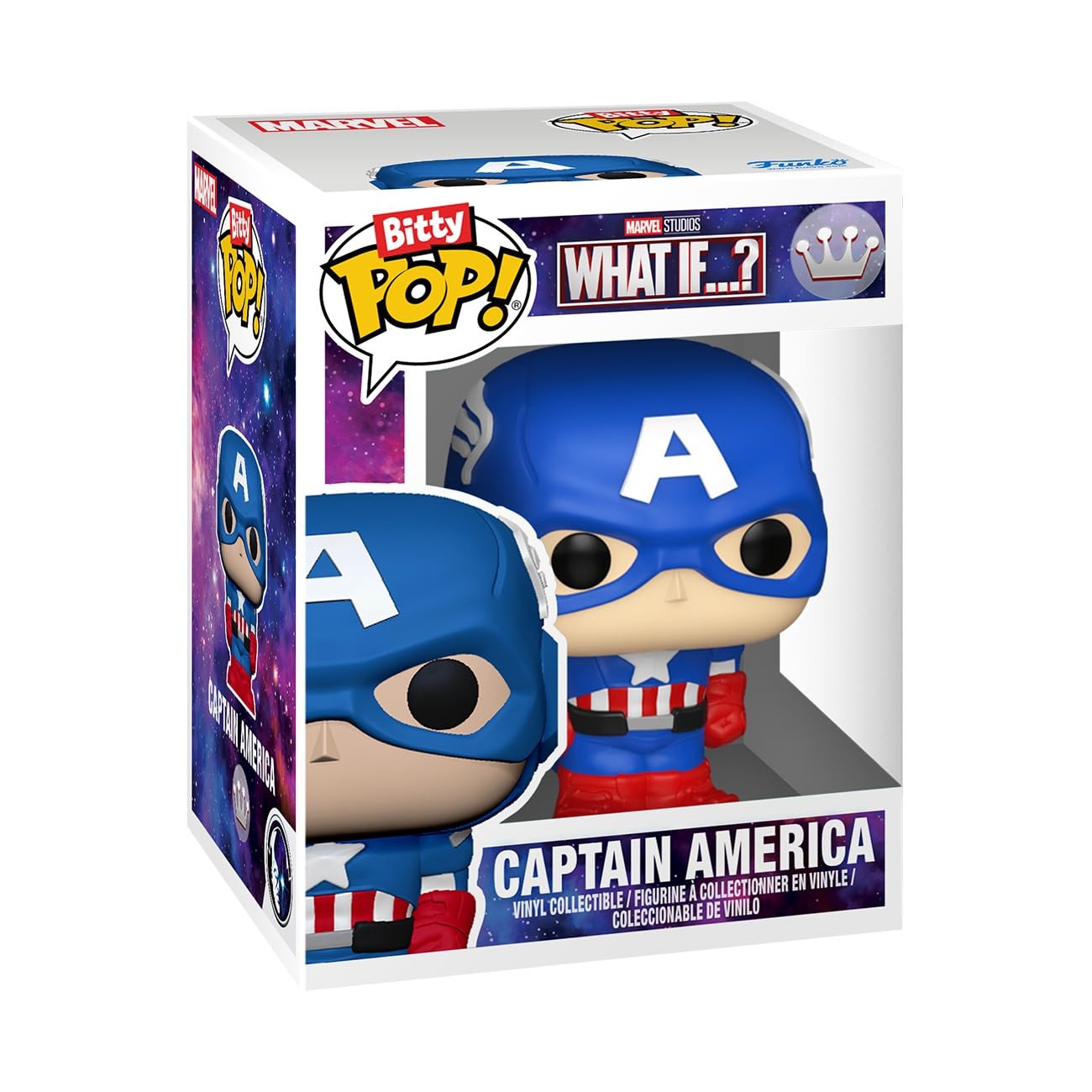 Funo Pop! Bitty Bots: Marvel - Captain America Mech with Captain America - 0.9 Inch and 4.7 Inch (11.9 Cm) - Television Collectable - Gift Idea - Toys