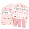 Big Dot of Happiness Sweet 16-16th Birthday Party Game Pickle Cards - Pull Tabs 3-in-a-Row - Set of 12