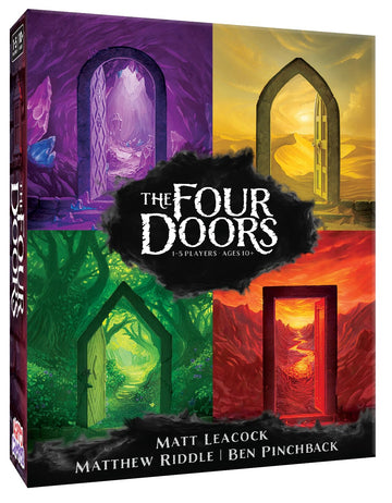 Happy Camper - The Four Doors | Cooperative Game by Pandemic and Forbidden Island Creator | Perfect for Solo Play, Two Players, and Small Groups |