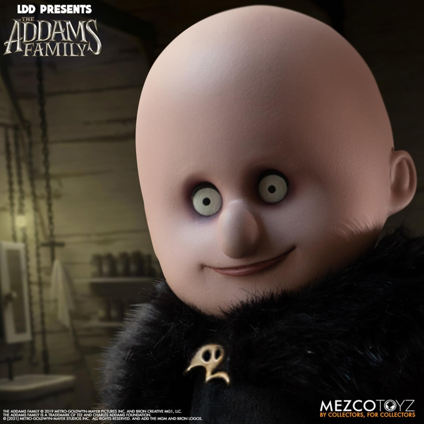 Living Dead Dolls Addams Family Uncle Fester & IT Doll Set