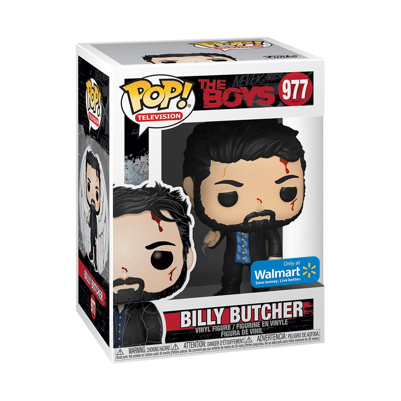 Funko POP! TV: The Boys - Billy Butcher - Bloody - Amazon Exclusive - Collectable Vinyl Figure - Gift Idea - Official Merchandise - Toys for Kids
