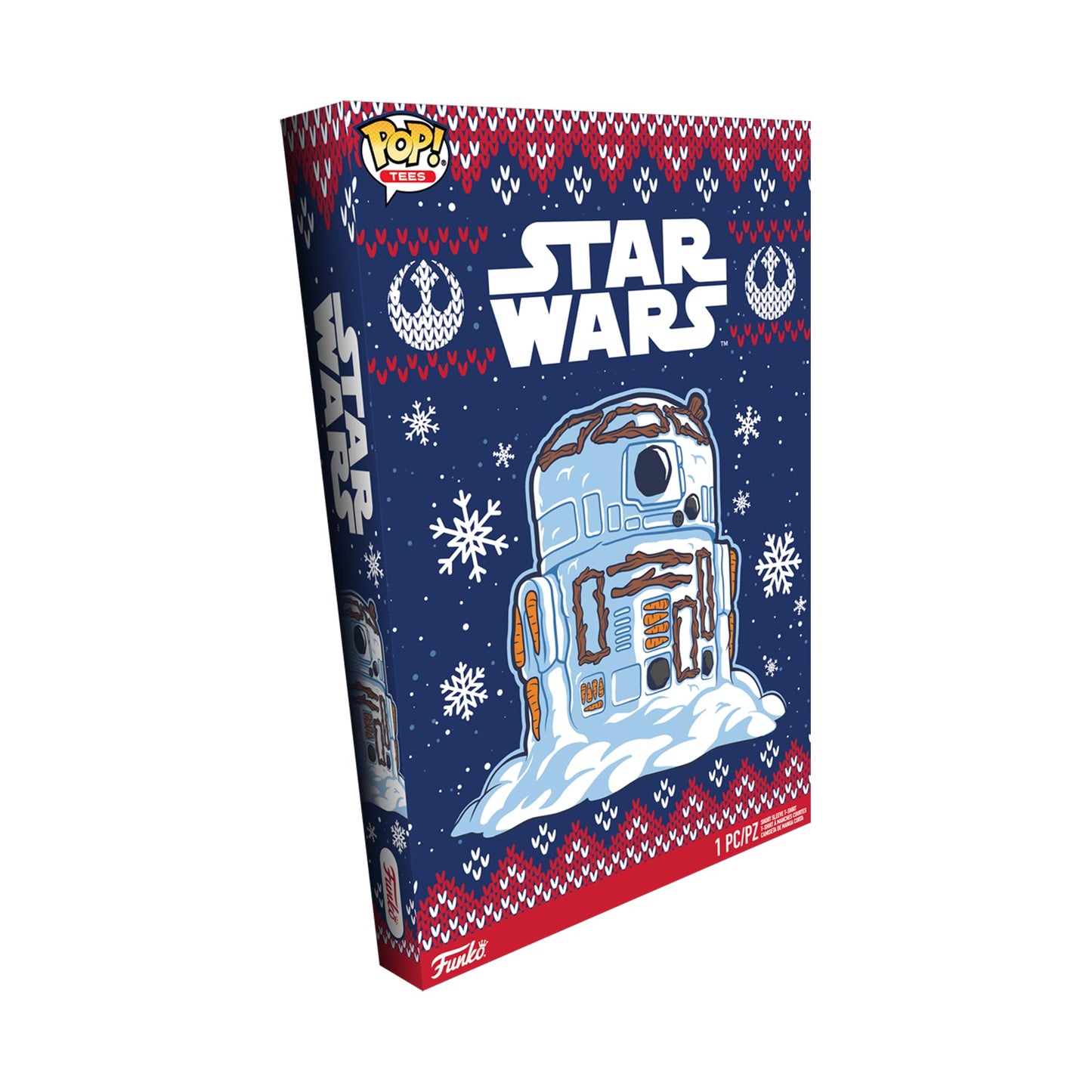 Funko Pop! Boxed Tee: Star Wars Holiday - R2-D2 Snowman - XS