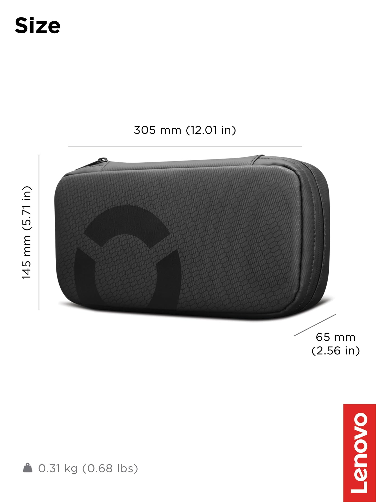 Lenovo Carrying Case for Legion Go S Gaming Console, Protective Storage Bag Case, Spill-Resistant PU Fabric, Secure Storage for Controllers, Console