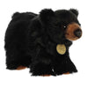 Aurora® Adorable Miyoni® Tots Black Bear Cub Stuffed Animal - Lifelike Details Make a Cherished Companion - Perfect for Decorating Bedrooms or