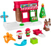 Fisher-Price Little People Toddler Toys Christmas Wonderland Gift Set with Santa Elf & Reindeer Figures for Ages 1+ Years (Amazon Exclusive)