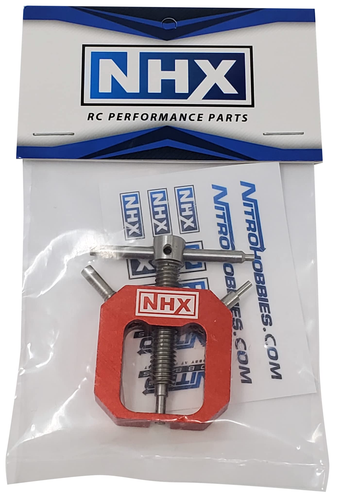 NHX RC Aluminum RC Alloy Flywheel Remover / Pinion Gear Puller Red