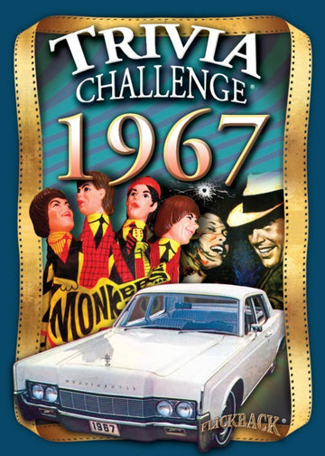 Flickback 1967 Trivia Playing Cards: Perfect Birthday or Wedding