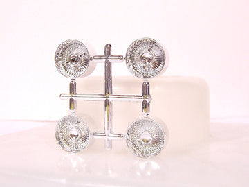 Hoppin Hydros 1/24 1/25 Scale Chrome MC's McLean-Like Rims Wheels Hobby Model Cars