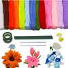 zoqdtu 500 Pcs Pipe Cleaners Flower Craft Kit, 13 Colors 12 in x 7mm