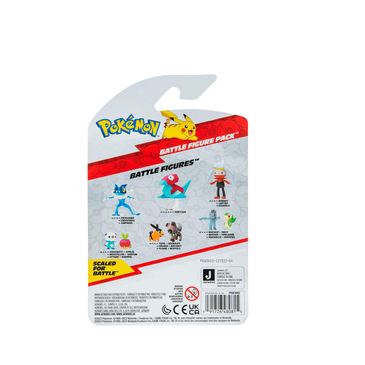Pokemon Battle Figure Pack Machop and Snivy, Machollo & Serpifeu