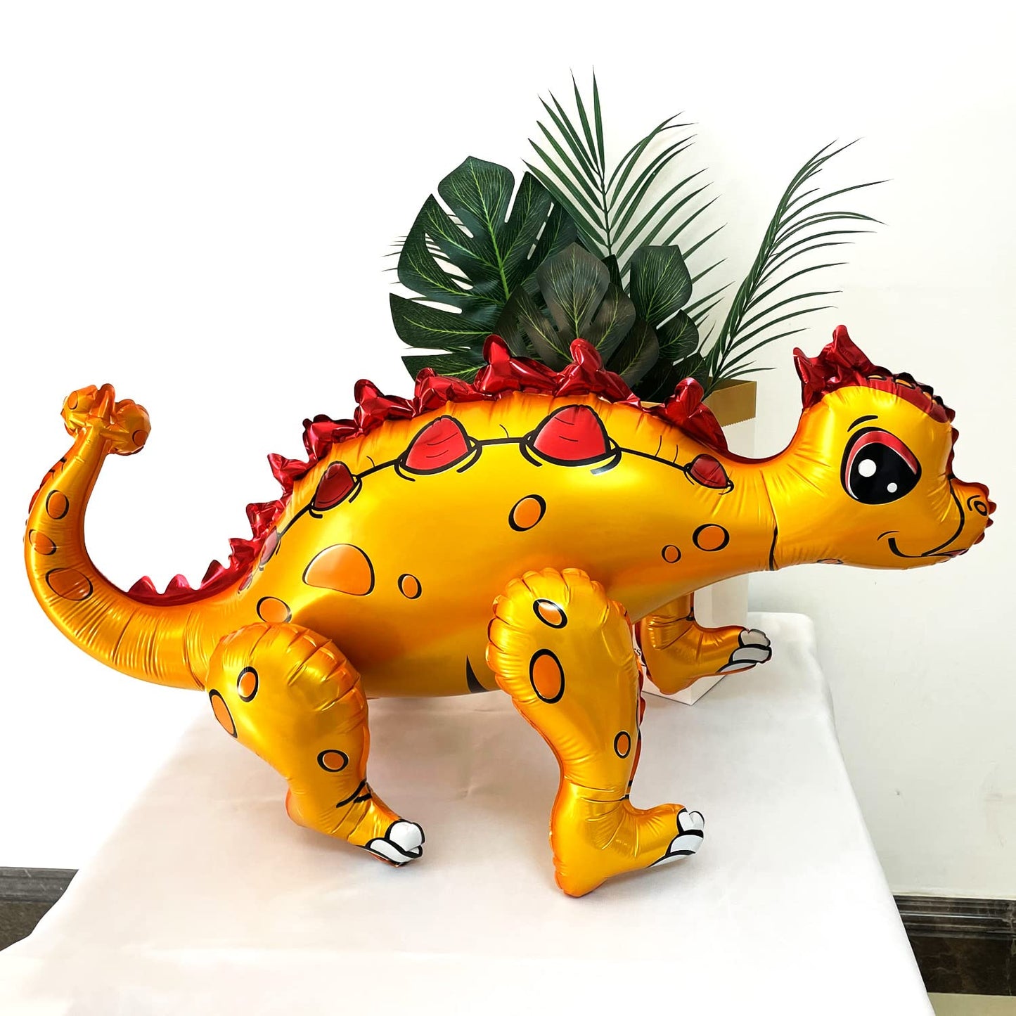 Giant 3D Dinosaur Balloon for Birthday Party Decorations, Cute Self Standing Dino Balloons, Aluminium Foil Balloons for Birthday Party Supplies Decor