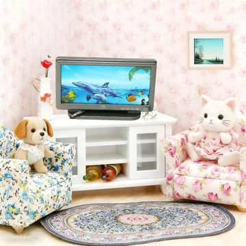 Mini Dollhouse Accessories Set, 1:12 Scale Tiny Miniature Decor for Doll House Furniture DIY (OceanTV)