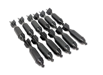 Military Navy Toy Torpedo Missiles Playset for Action Figures Diorama Sets Aircraft Ships and Submarines - 12 Pieces