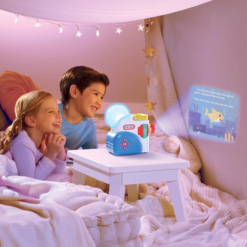 Little tikes Baby Shark Family Collection for Story Dream Machine - 3 Stories & 1 Character, Storytime Books with Audio Play Character, for Boys and