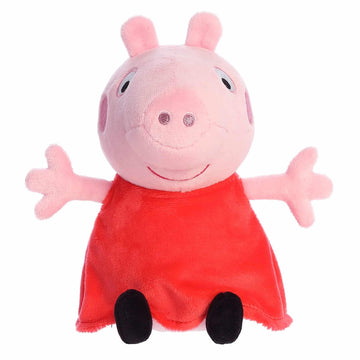 Aurora® Playful Peppa Pig™ Stuffed Animal - Officially Licensed Toys for All Fans - Perfect for Birthdays, Adults and Kids All Ages - Pink 6 Inches