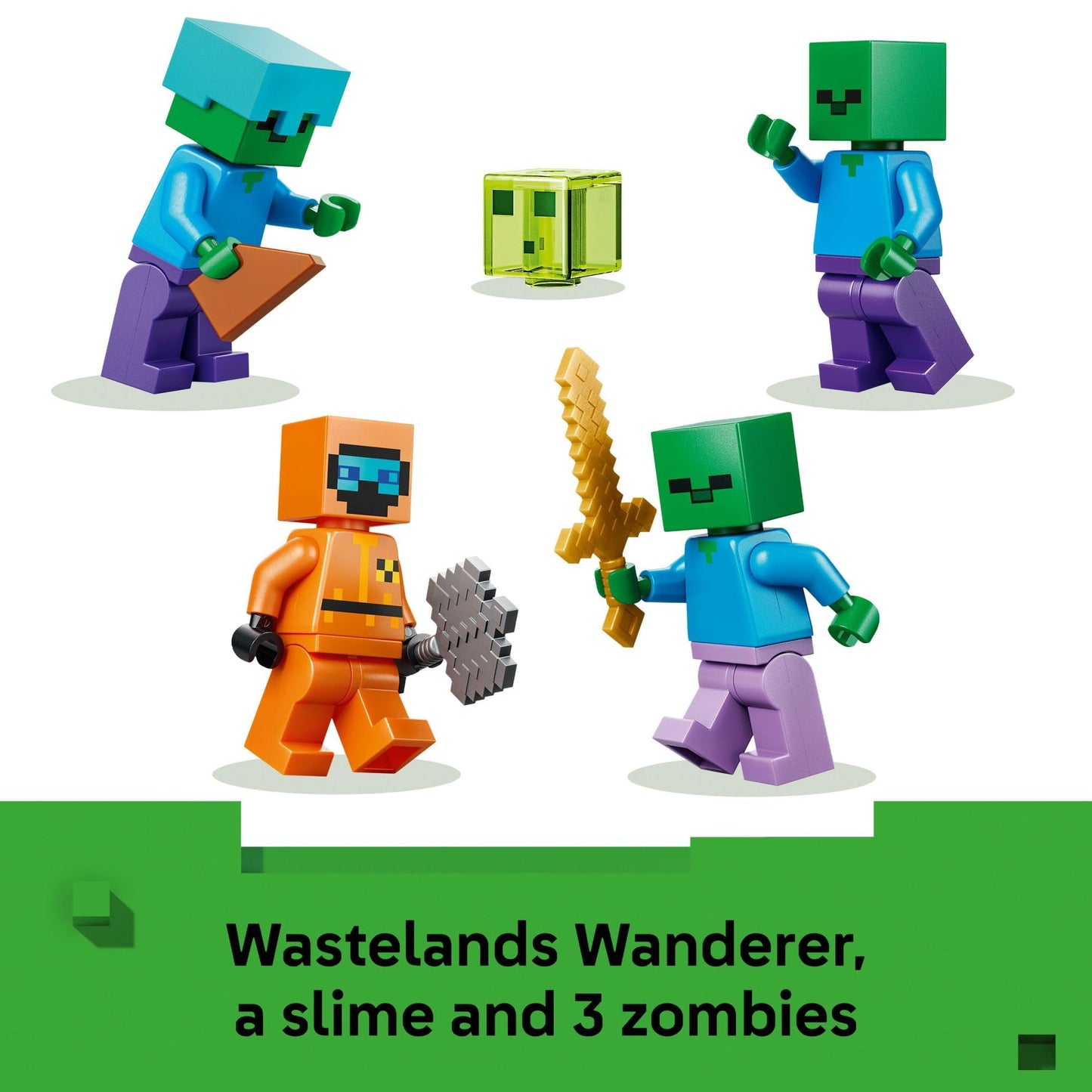 LEGO Minecraft Zombie Dungeon Building & Pretend Play Toy for Boys & Girls - Video Game Playset & Toy Figures for Kids, Ages 8+ - W/Wandering