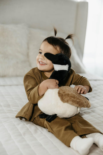 The Petting Zoo Canada Goose Stuffed Animal Plushie, Gifts for Kids, Wild Onez Animals, Goose Plush Toy, 12 inches