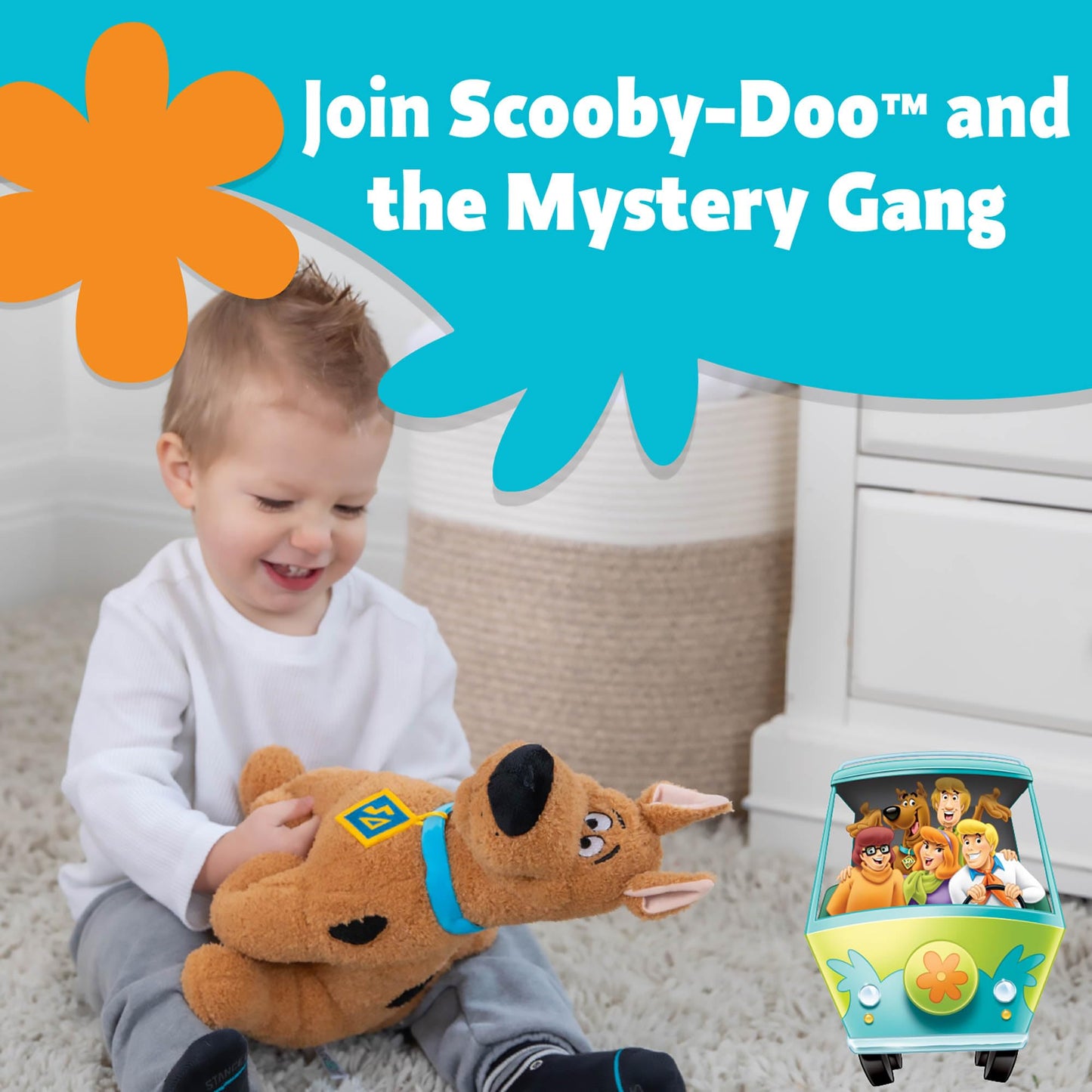 Kids Preferred Warner Bros. Scooby-Doo Cuteeze Extra Soft Plush Stuffed Animal Toy for Baby and Toddler Boys and Girls - 13 Inch Size