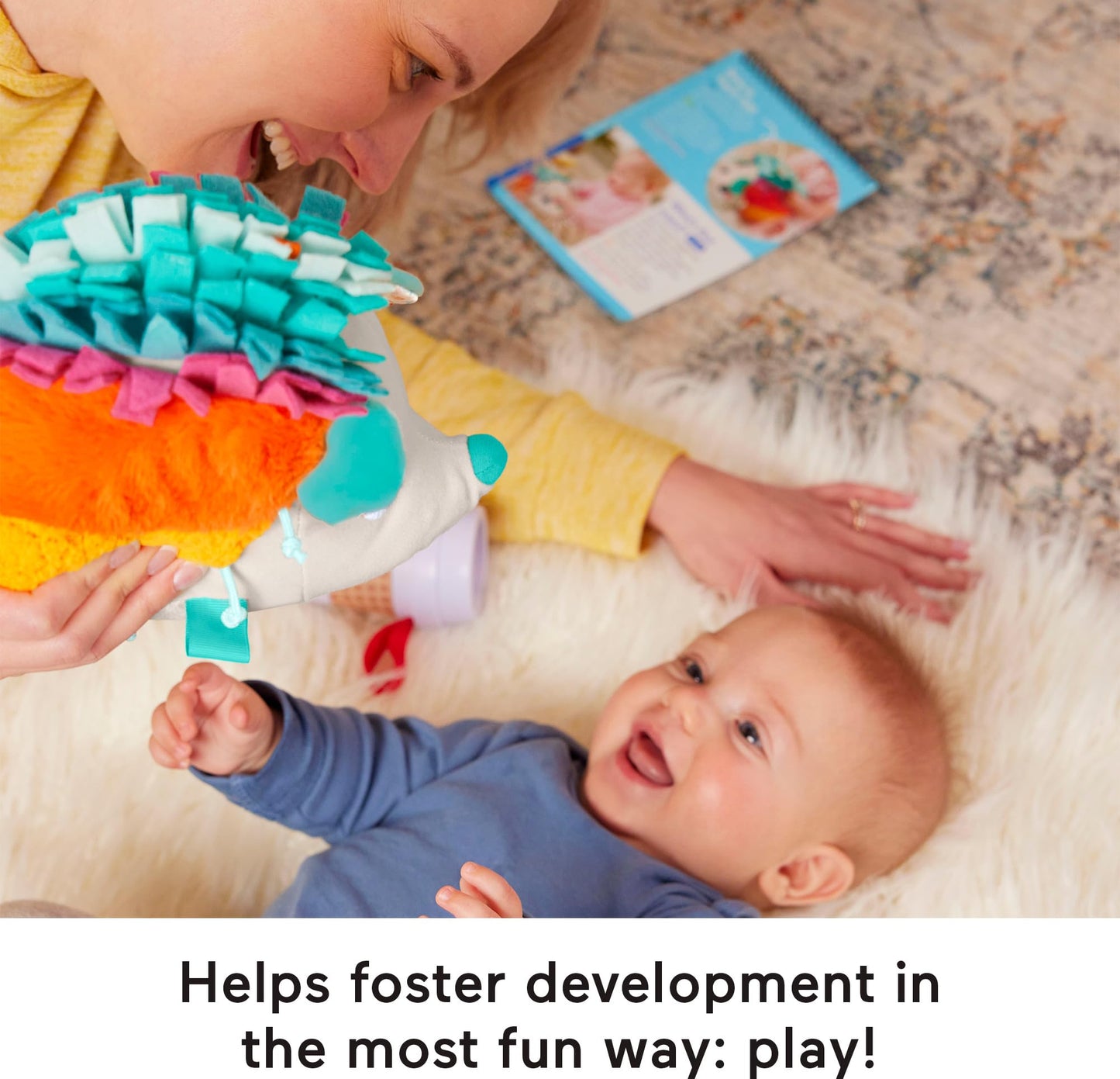 Fisher-Price Newborn Baby Kit Let’s Snuggle & Play Set, Developmental Toys with Activity Guide for Infants Ages 0+ Months