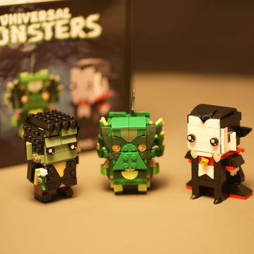 Franken Monster Horror Figure Building Set Compatible with Lego for Adults,Christmas Horror Present for Fan,for Kids Birthday Toy,Home Halloween Decor