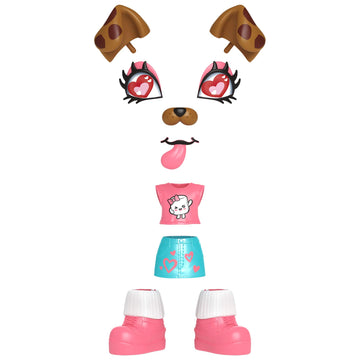 Mattel Lotta Looks S'Mores Pup Accessory Mood Pack with 10 Plug/Play Pieces by Cookie Swirl