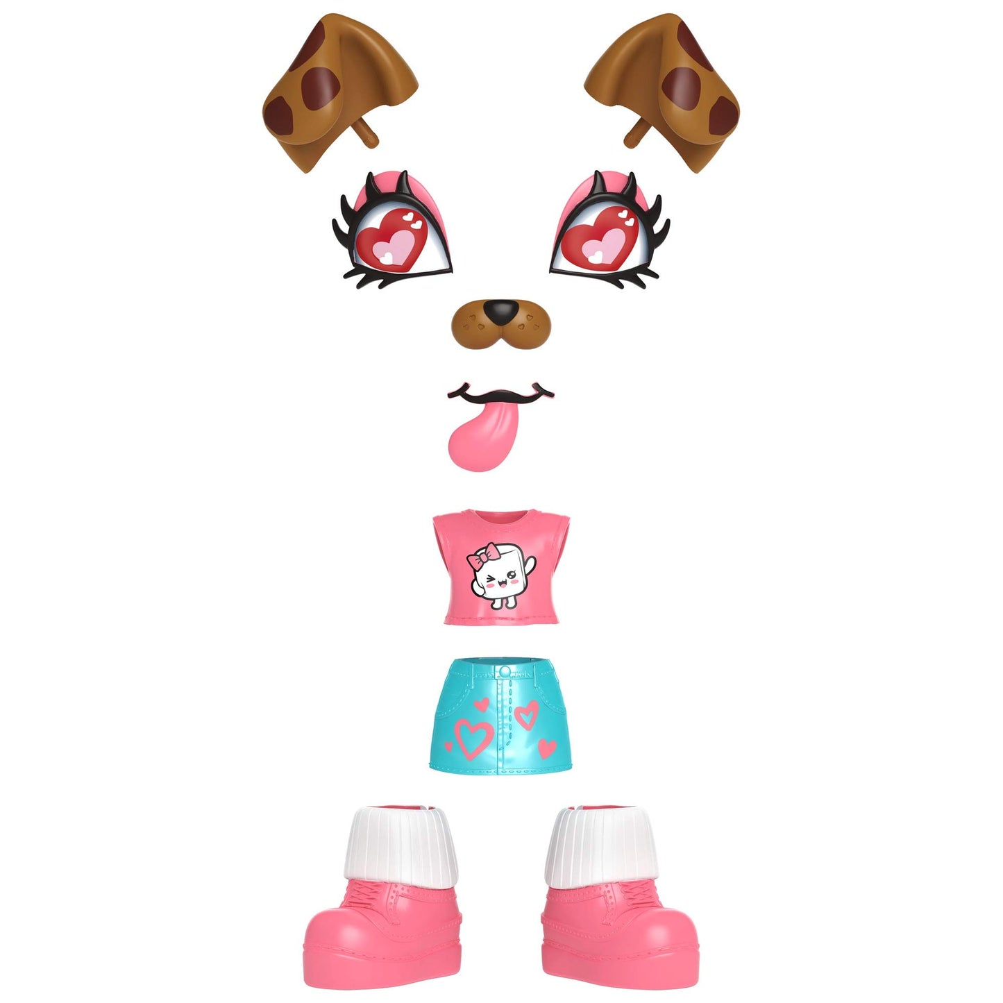Mattel Lotta Looks S'Mores Pup Accessory Mood Pack with 10 Plug/Play Pieces by Cookie Swirl