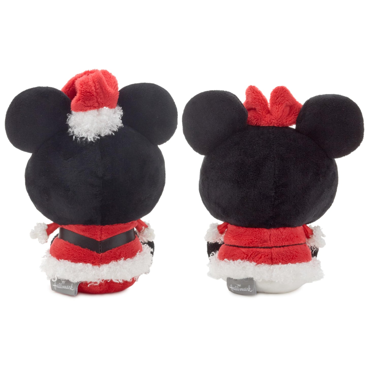 Hallmark Better Together Disney Mickey and Minnie Holiday Magnetic Plush, Set of 2