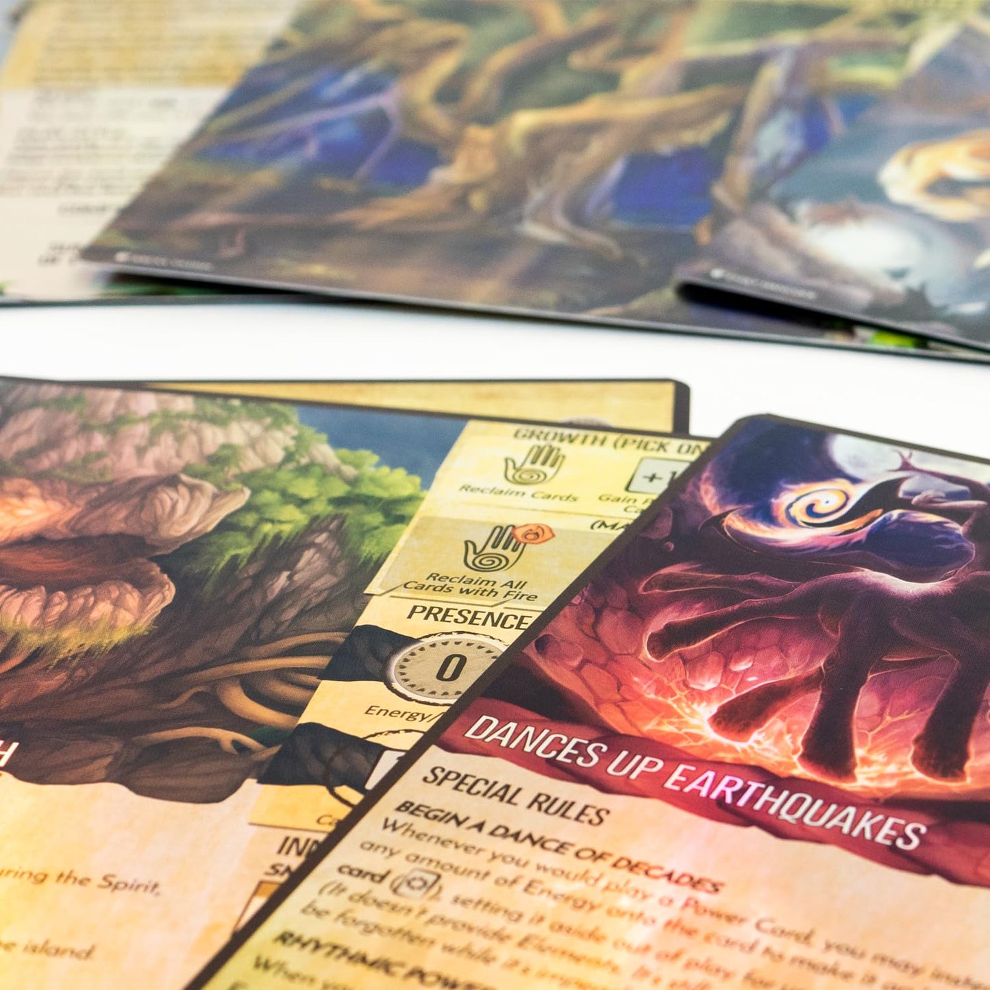 Greater Than Games | Spirit Island: Nature Incarnate - Foil Panels | Cooperative Strategy Board Game Accessory | Premium Component Upgrade