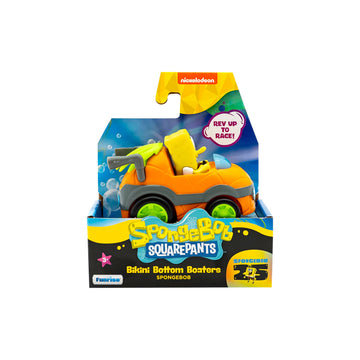 SpongeBob SquarePants Bikini Bottom Boaters Rev Up Racers with Spongebob and Patrick, Ages 3+