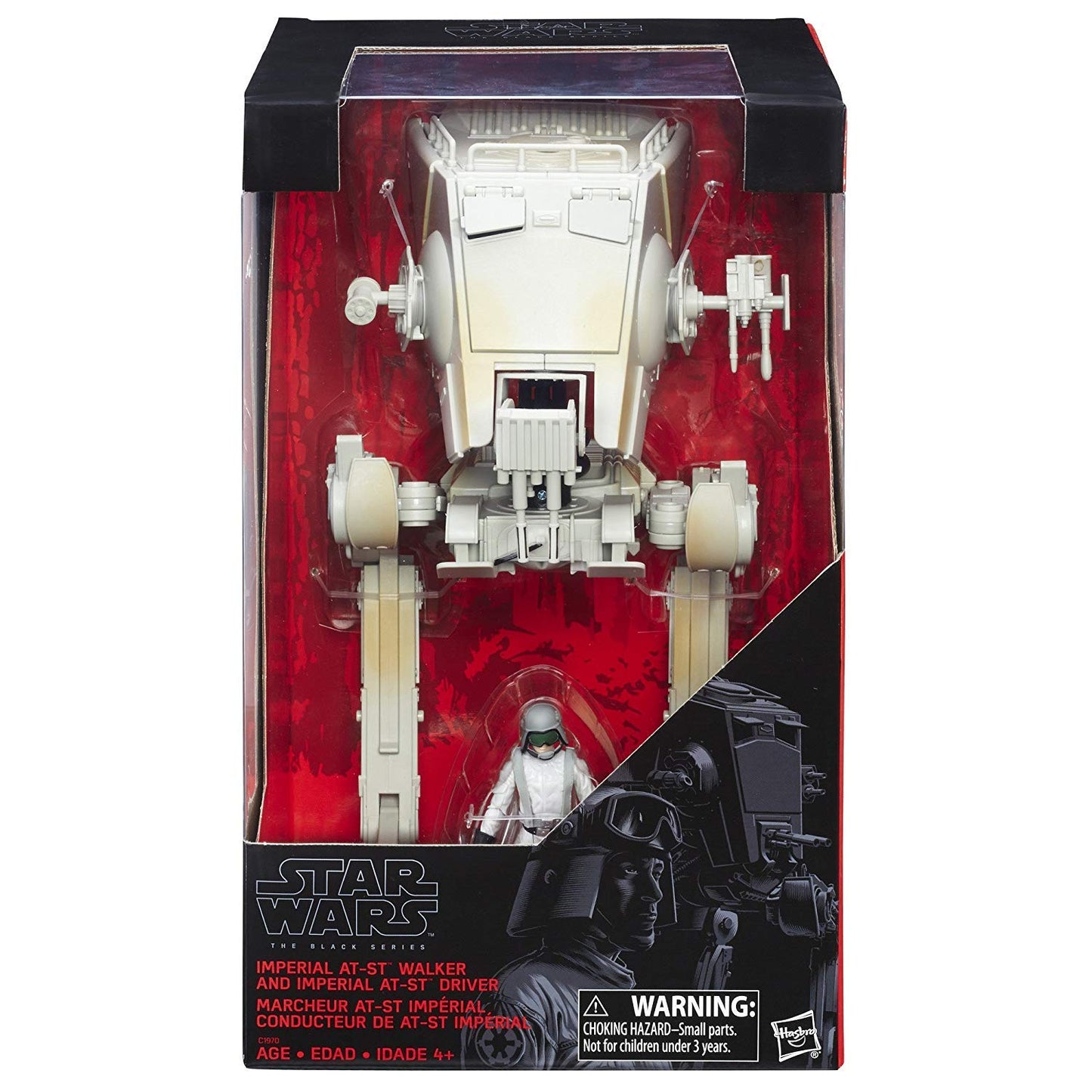 Star Wars Black Series Imperial ATST Walker and Imperial ATST Driver Action Figures