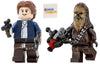 LEGO Star Wars: Han Solo Minifigure and Chewbacca Minifigure Combo