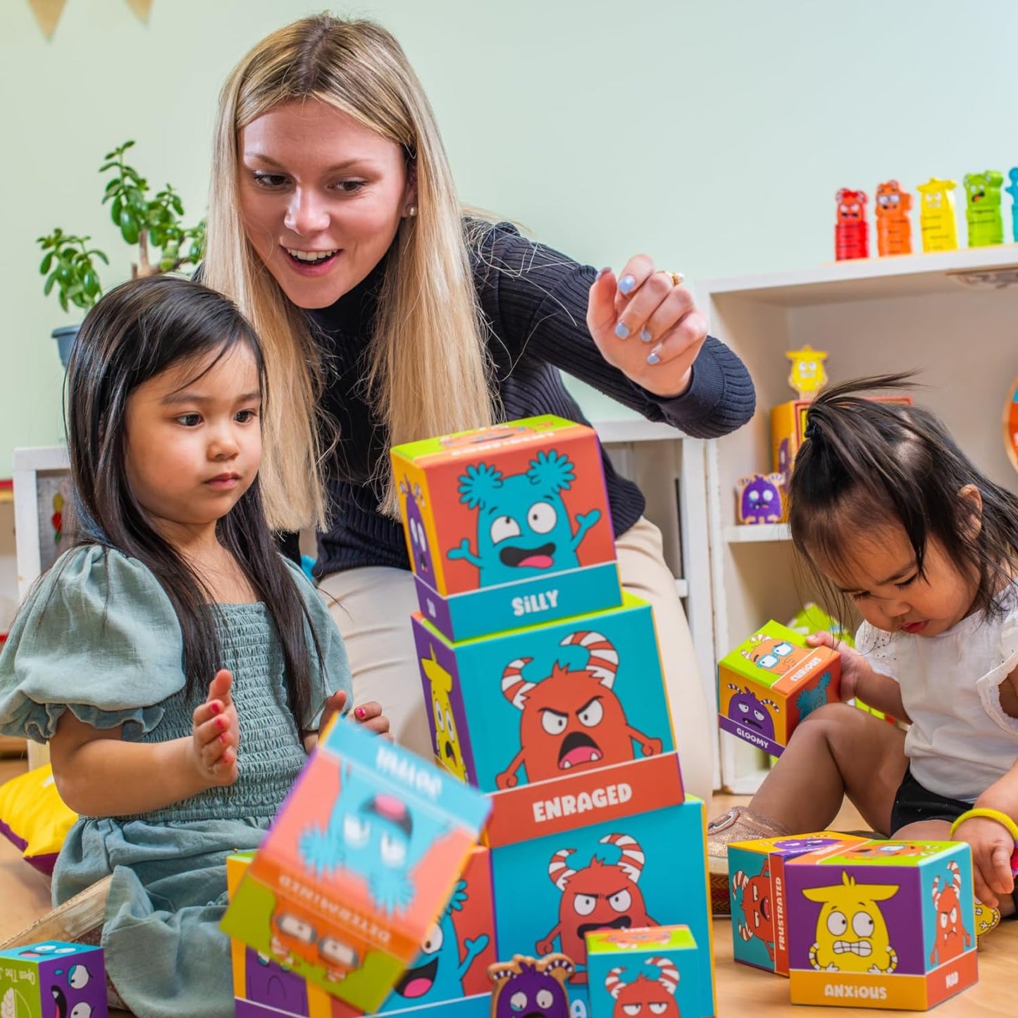 Open The Joy Tower of Emotions: Kids Emotional Intelligence Building Game, Mindfulness Activities, and Stress Relief Techniques for Ages 4 and Up