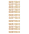 Dollhouse Miniature Fish Scale Wooden Shingle Strips